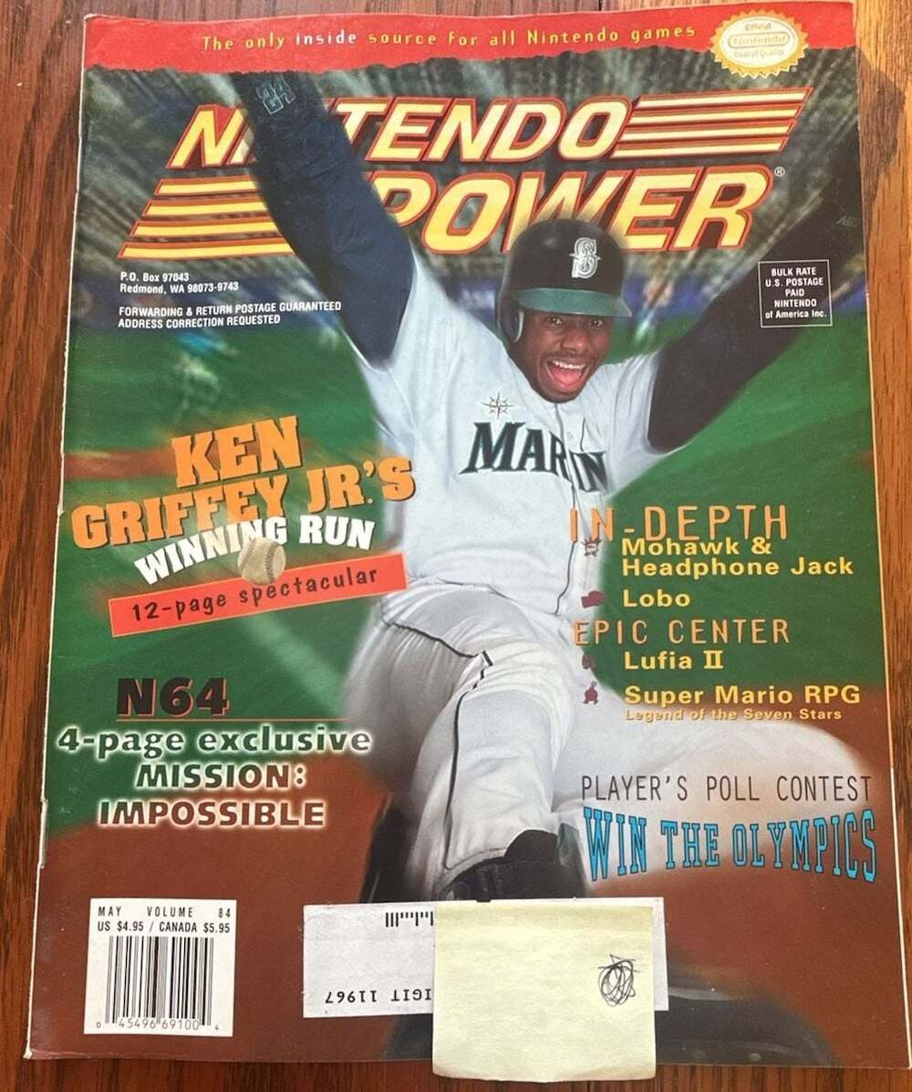 Nintendo Power Magazine Volume 84 May 1996 Ken Griffey Jr (62)